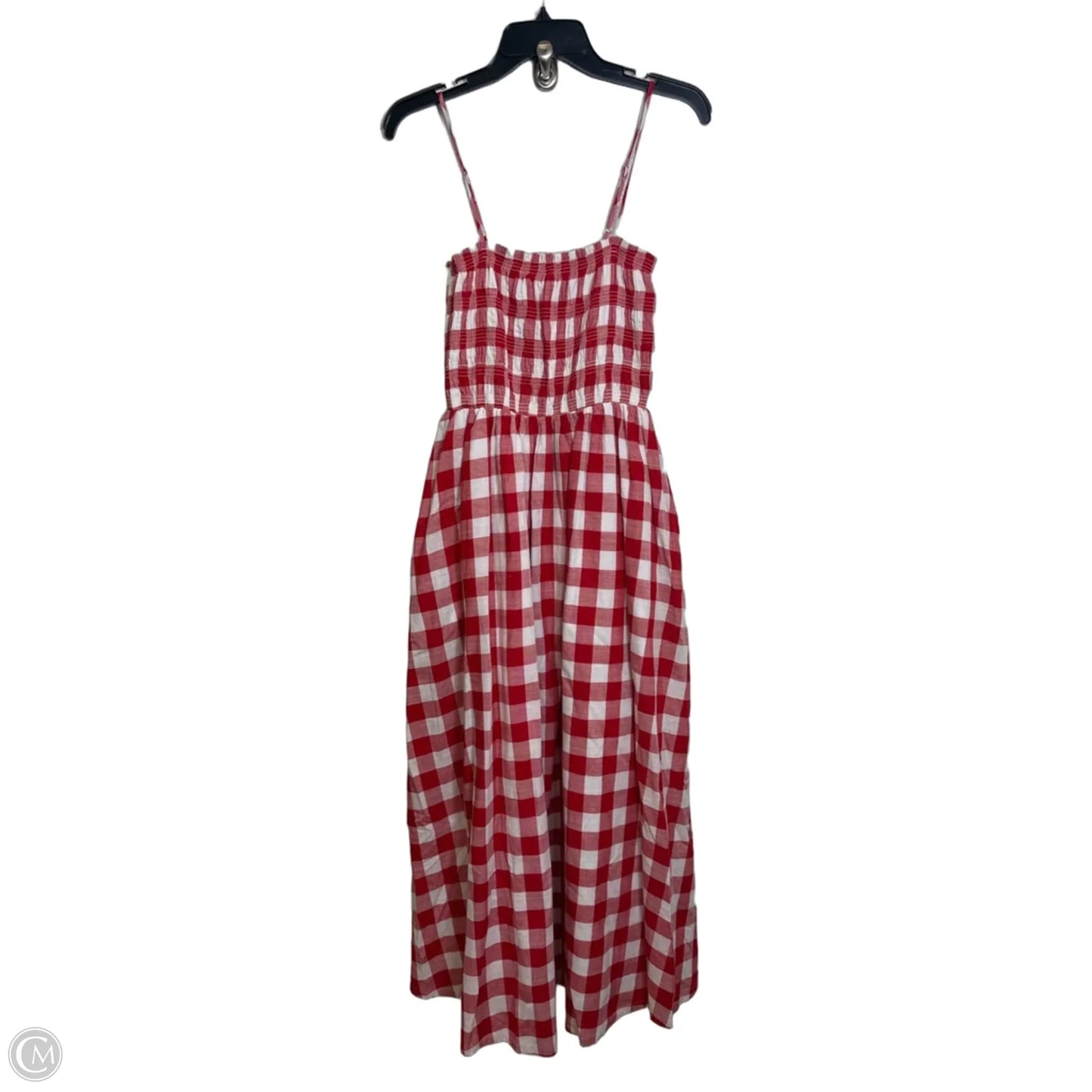 Dress Casual Maxi By Loft In Plaid Pattern, Size: 2