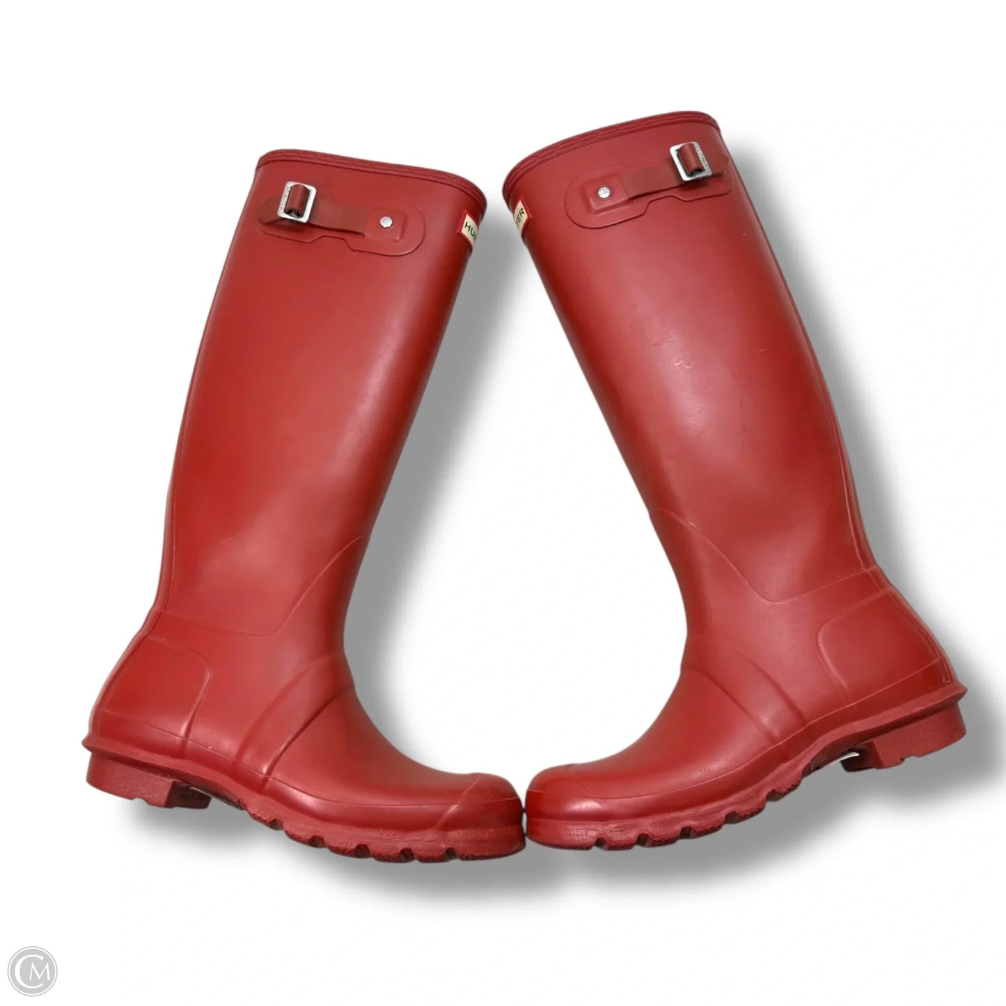 Boots Rain By Hunter In Red, Size: 8