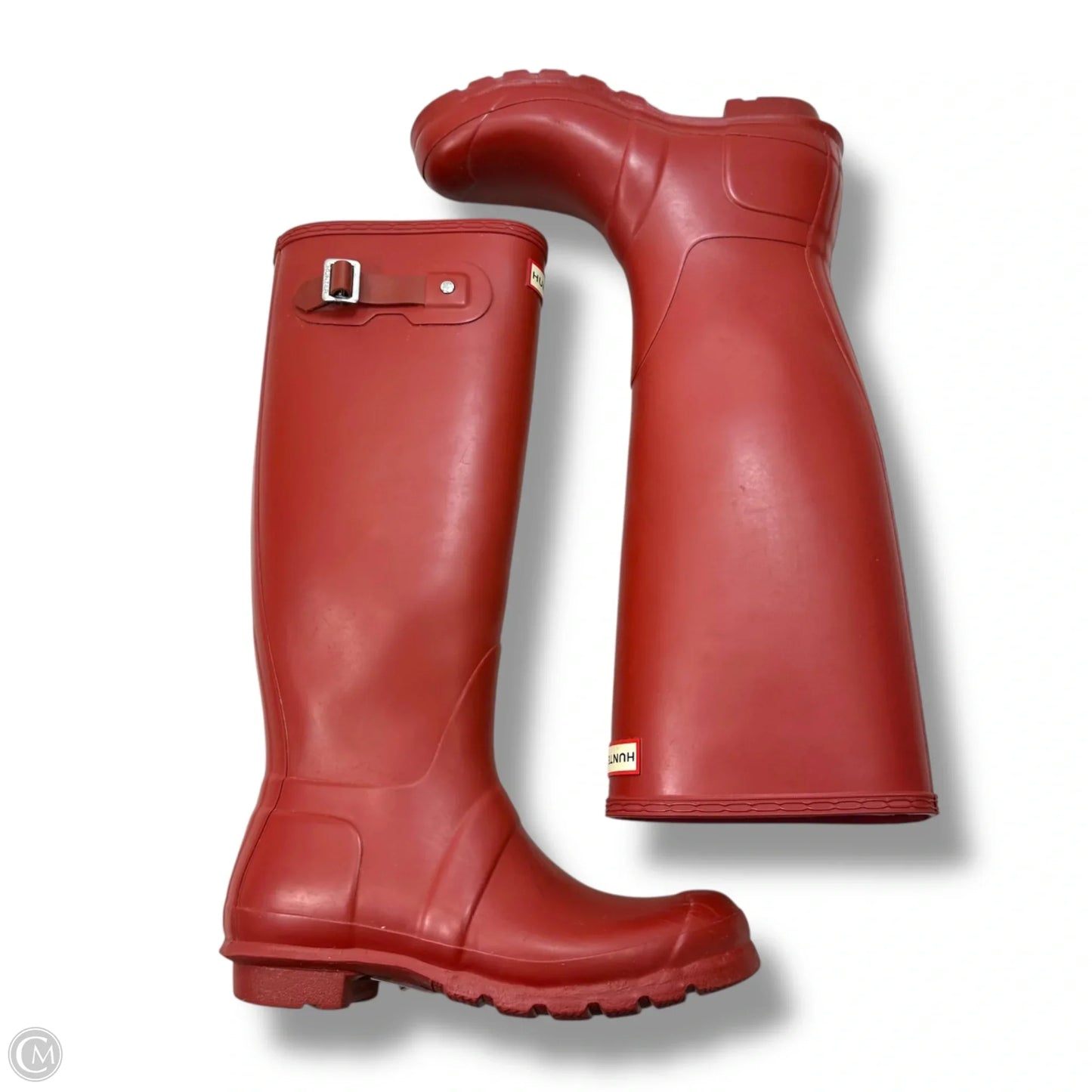 Boots Rain By Hunter In Red, Size: 8