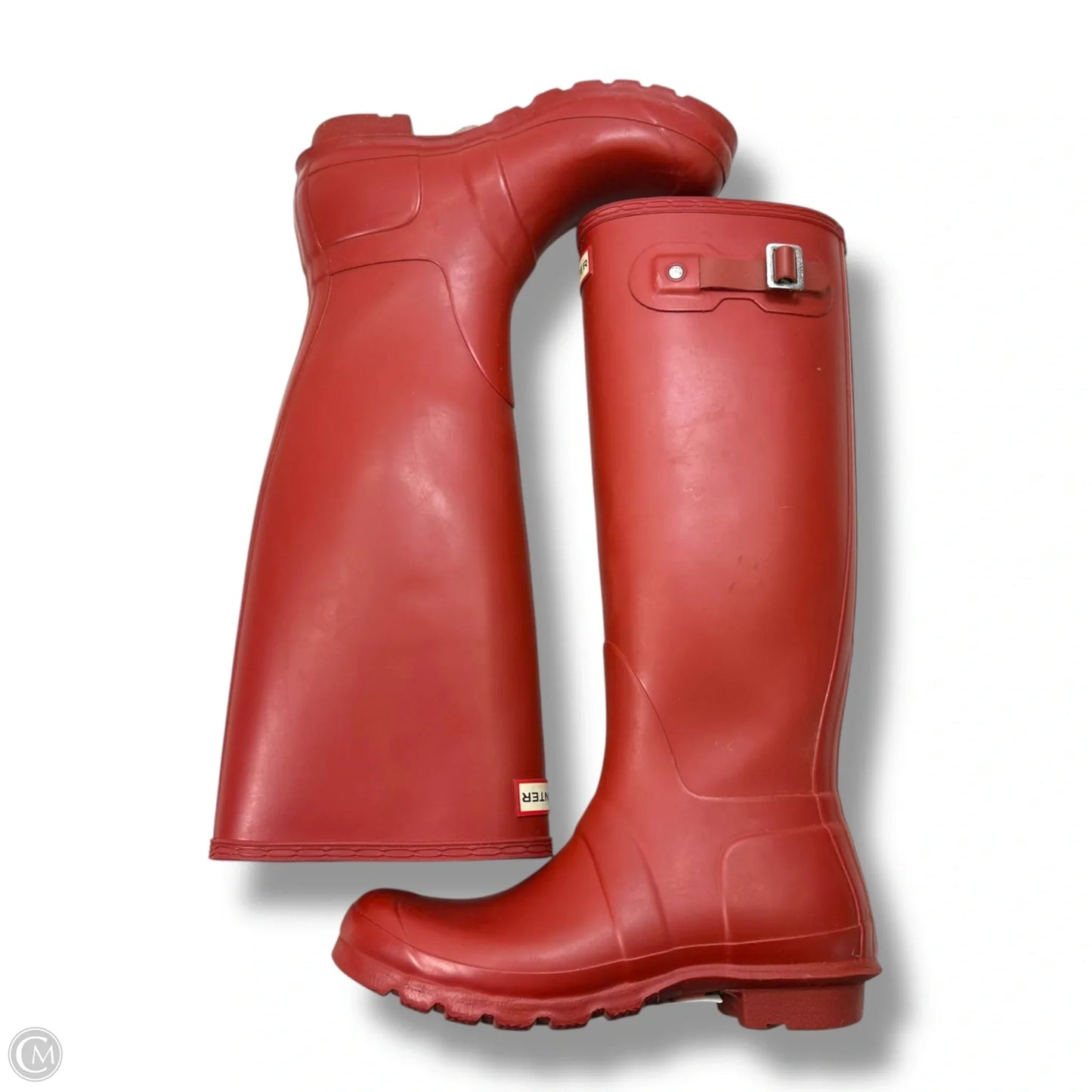 Boots Rain By Hunter In Red, Size: 8