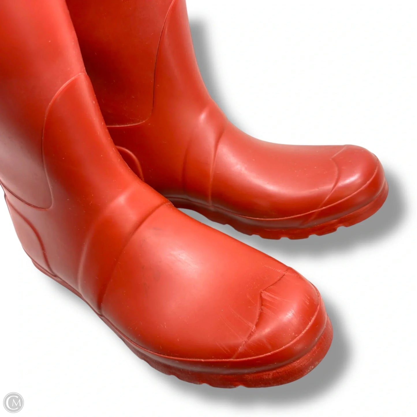 Boots Rain By Hunter In Red, Size: 8