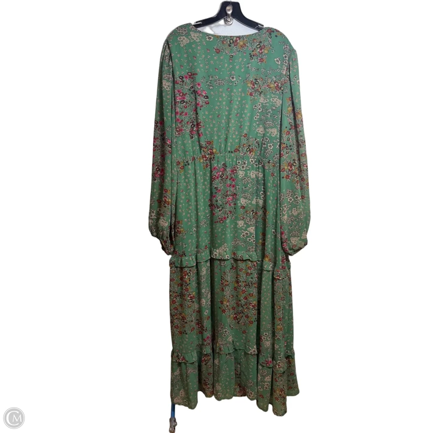 Dress Casual Maxi By Baltic Born In Green, Size: 3x