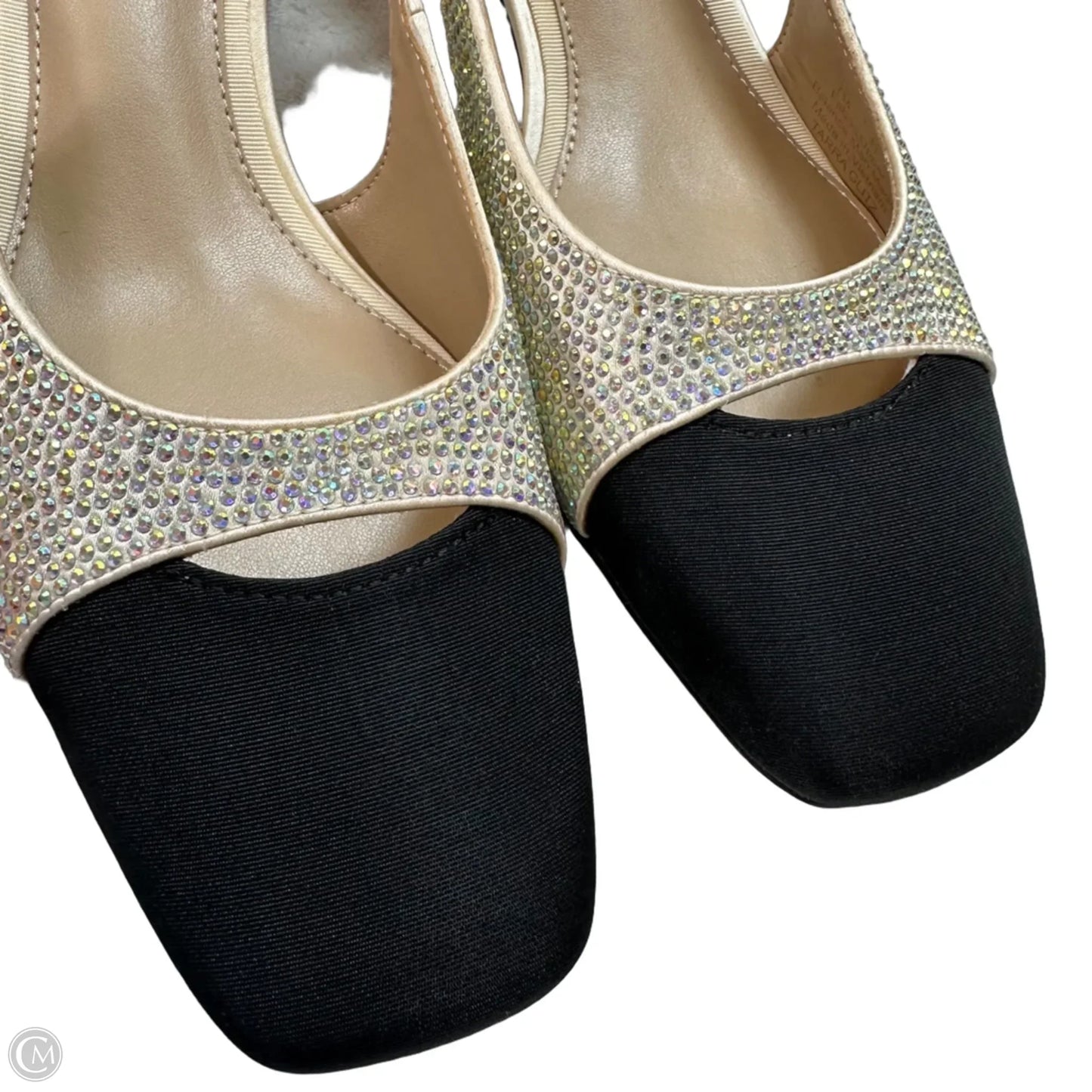 Shoes Heels Block By Sam Edelman In Silver & Tan, Size: 7