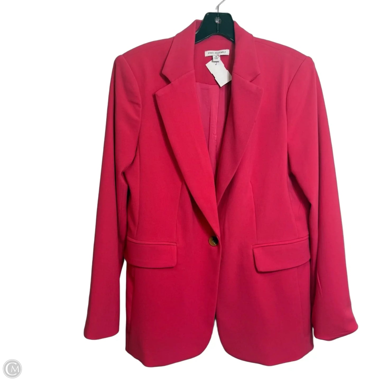 Blazer By Free Assembly In Pink, Size: M