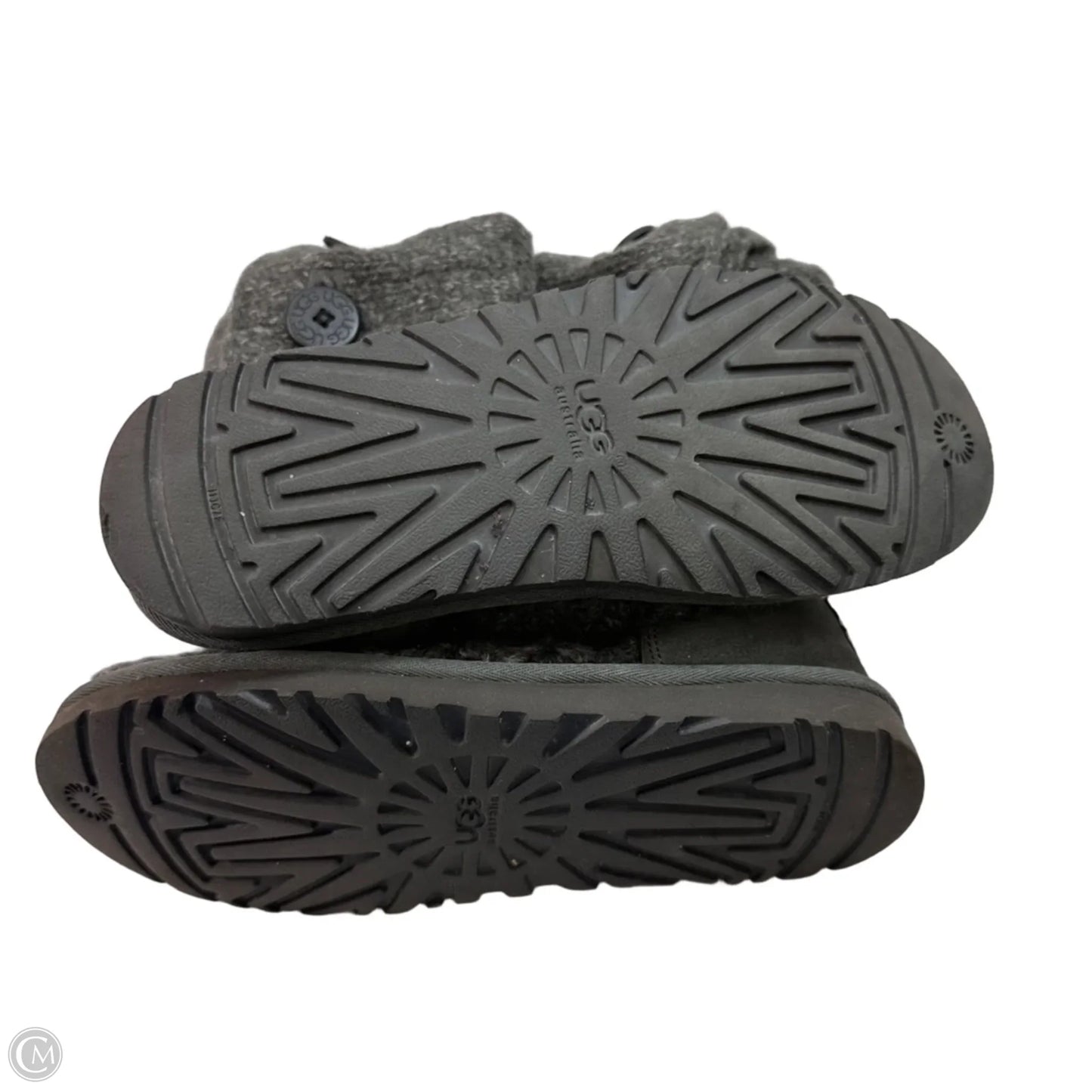 Boots Designer By Ugg In Grey, Size: 8