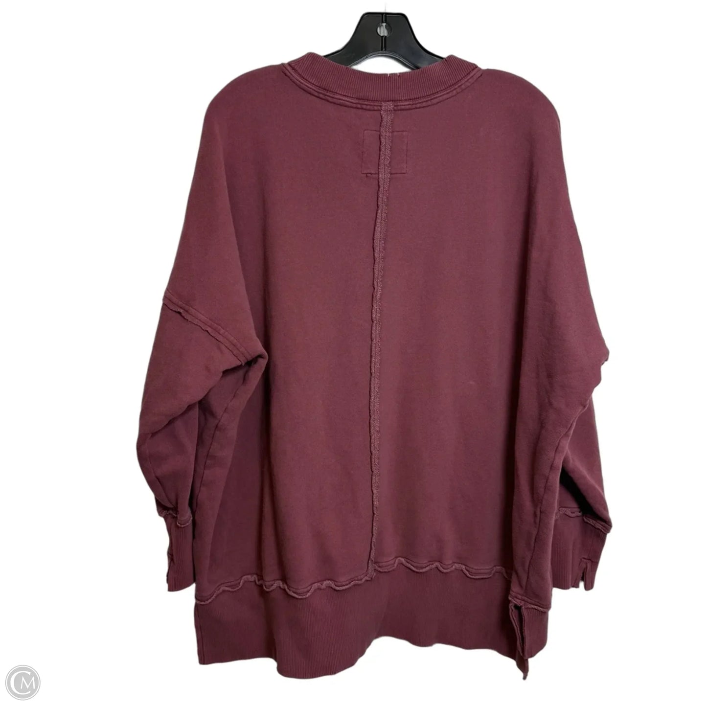 Top Long Sleeve By Aerie In Red, Size: S
