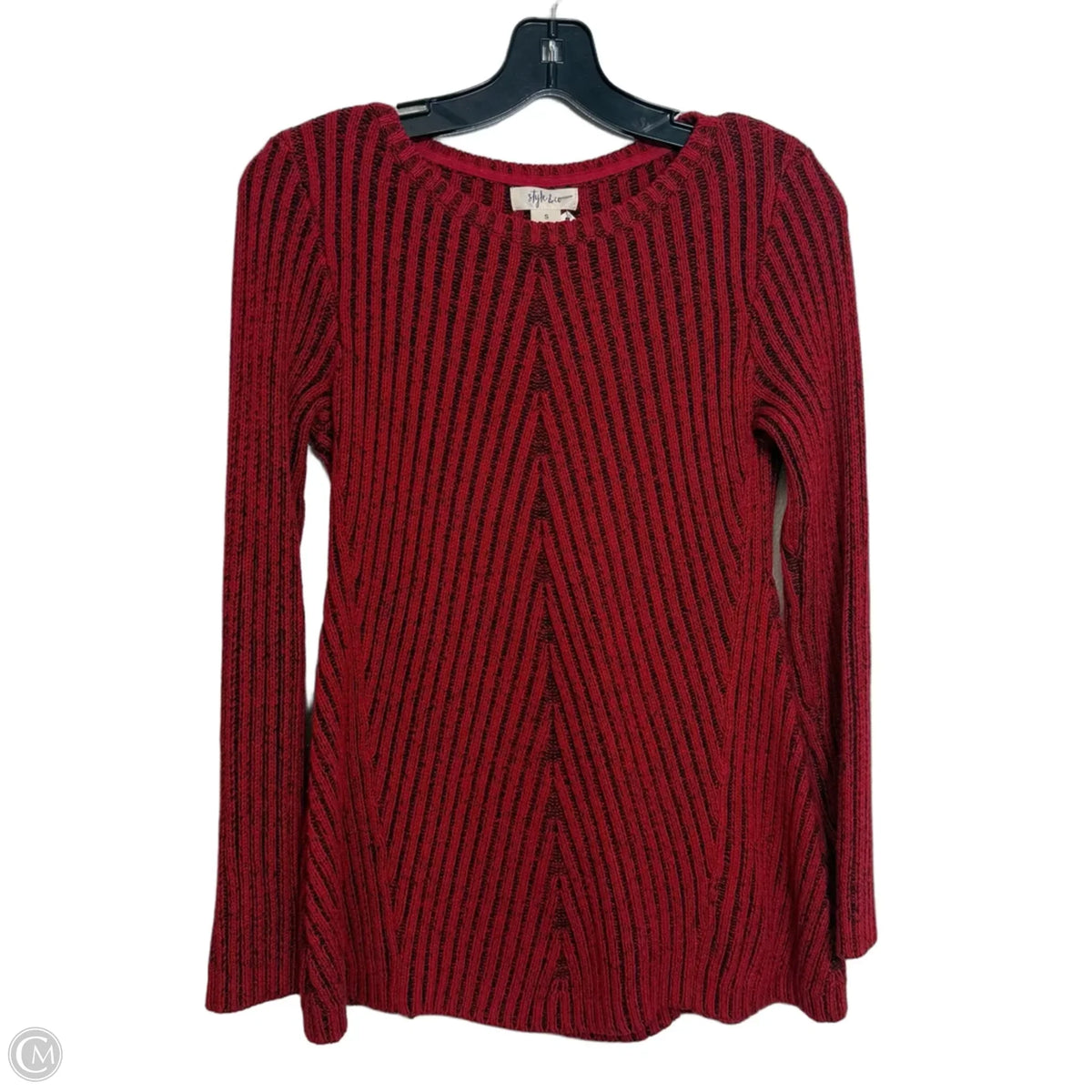 Sweater By Style And Company In Red, Size: S