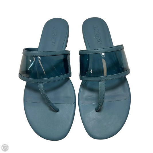 Sandals Flip Flops By J. Crew In Blue, Size: 8
