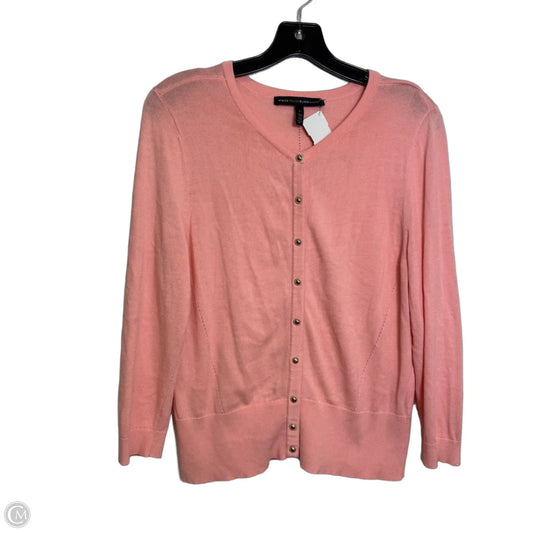 Cardigan By White House Black Market In Pink, Size: L