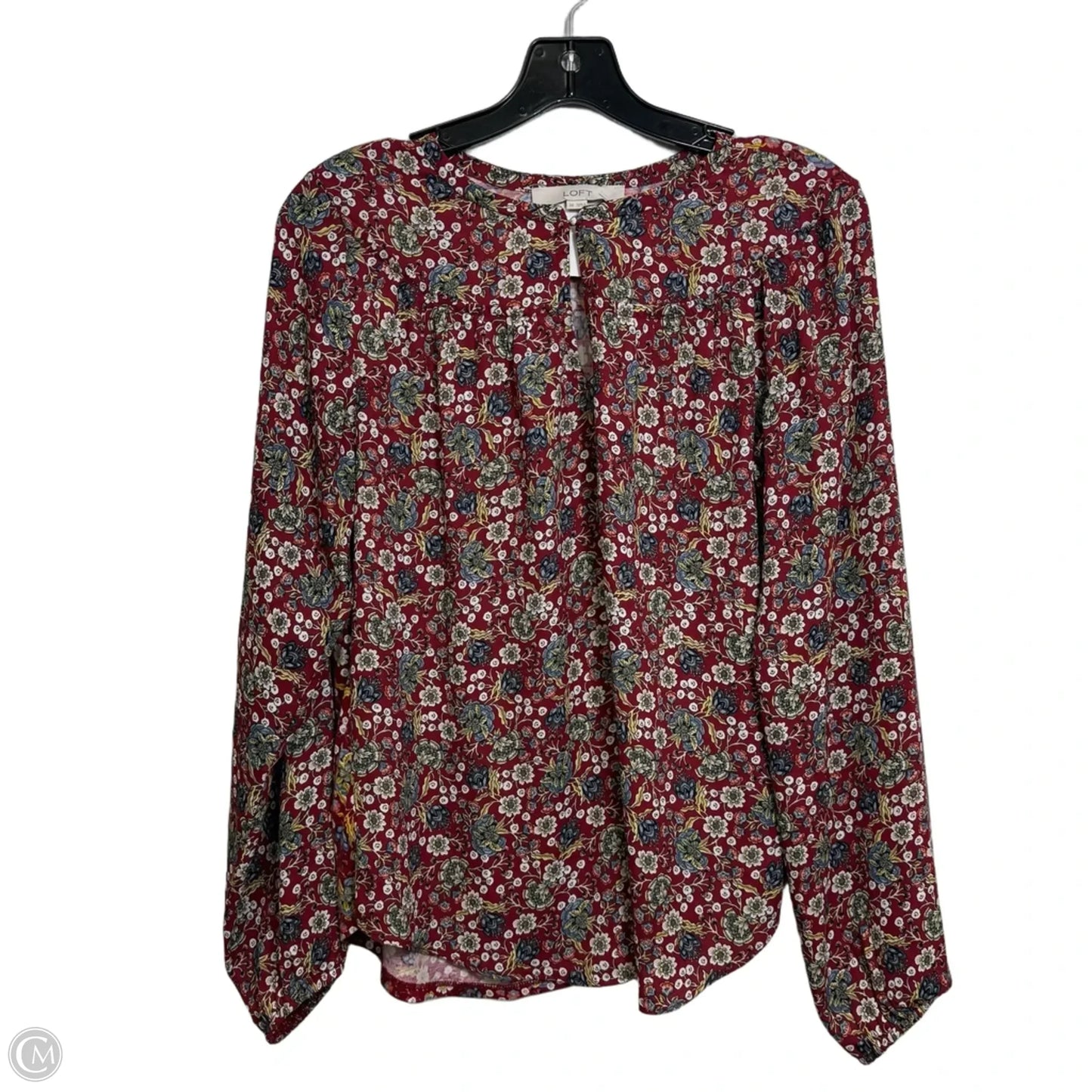 Top Long Sleeve By Loft In Red, Size: Xs