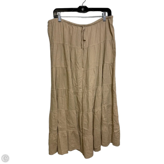 Skirt Maxi By Wilfred In Beige, Size: L