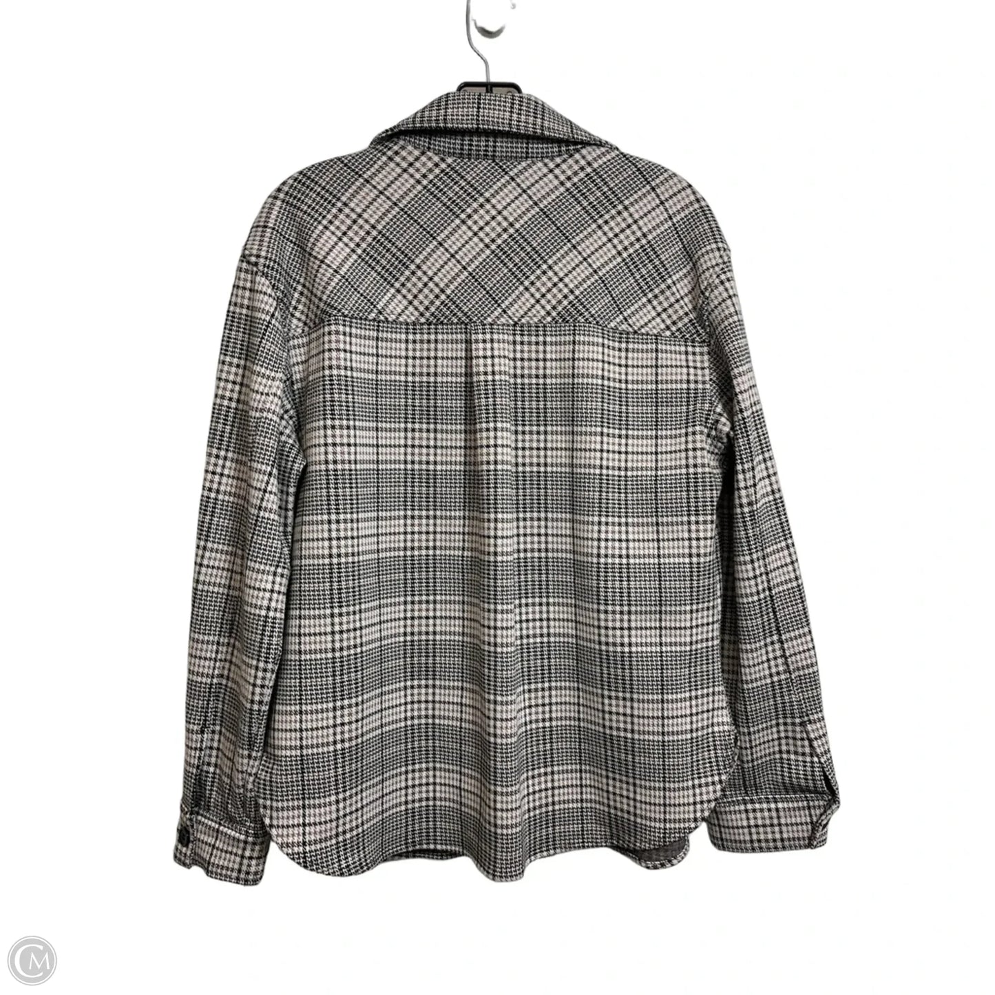 Jacket Shirt By Sanctuary In Plaid Pattern, Size: S