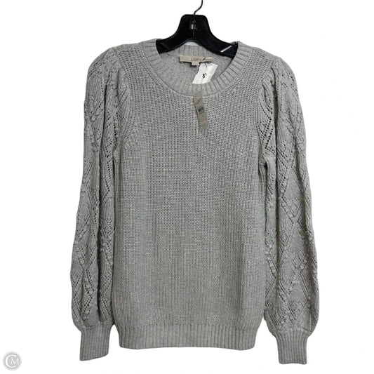 Sweater By Loft In Grey, Size: S