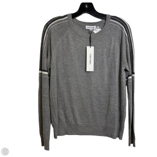 Cardigan By Calvin Klein In Grey, Size: S