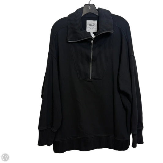 Sweatshirt Collar By Aerie In Black, Size: L