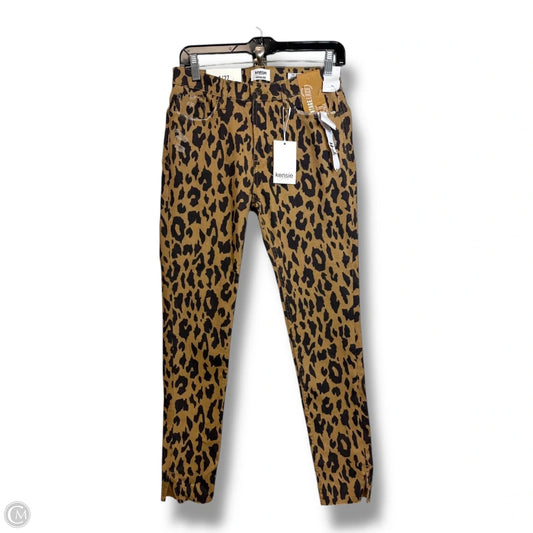 Jeans Straight By Kensie In Animal Print, Size: 4