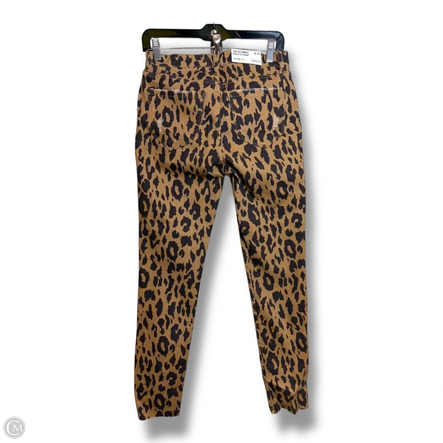 Jeans Straight By Kensie In Animal Print, Size: 4