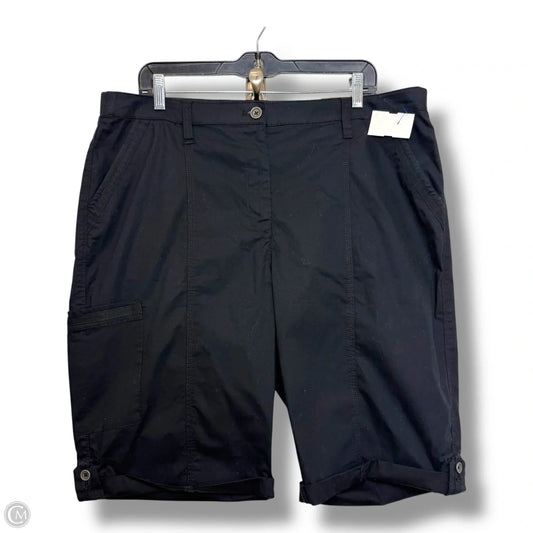 Shorts By Chicos In Black, Size: 14