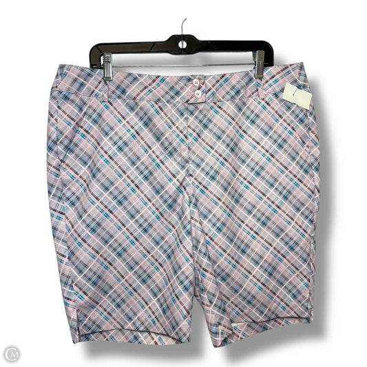 Shorts By Clothes Mentor In Pink & Purple, Size: Xxl