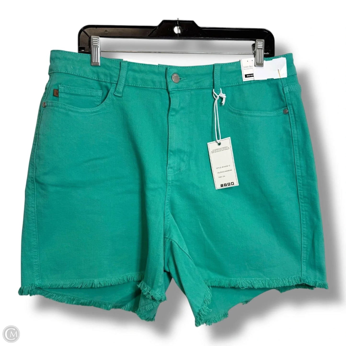 Shorts By Judy Blue In Green, Size: 2XL