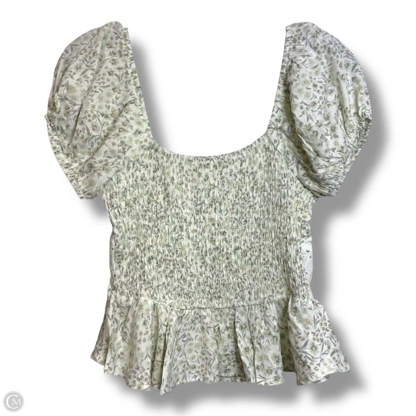 Top Short Sleeve By Francesca's In Floral Print, Size: S
