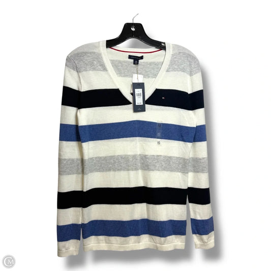 Top Long Sleeve By Tommy Hilfiger In Striped Pattern, Size: Xs