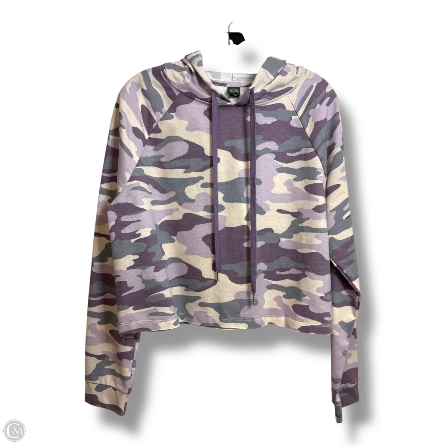 Sweatshirt Hoodie By Wild Fable In Camouflage Print, Size: L