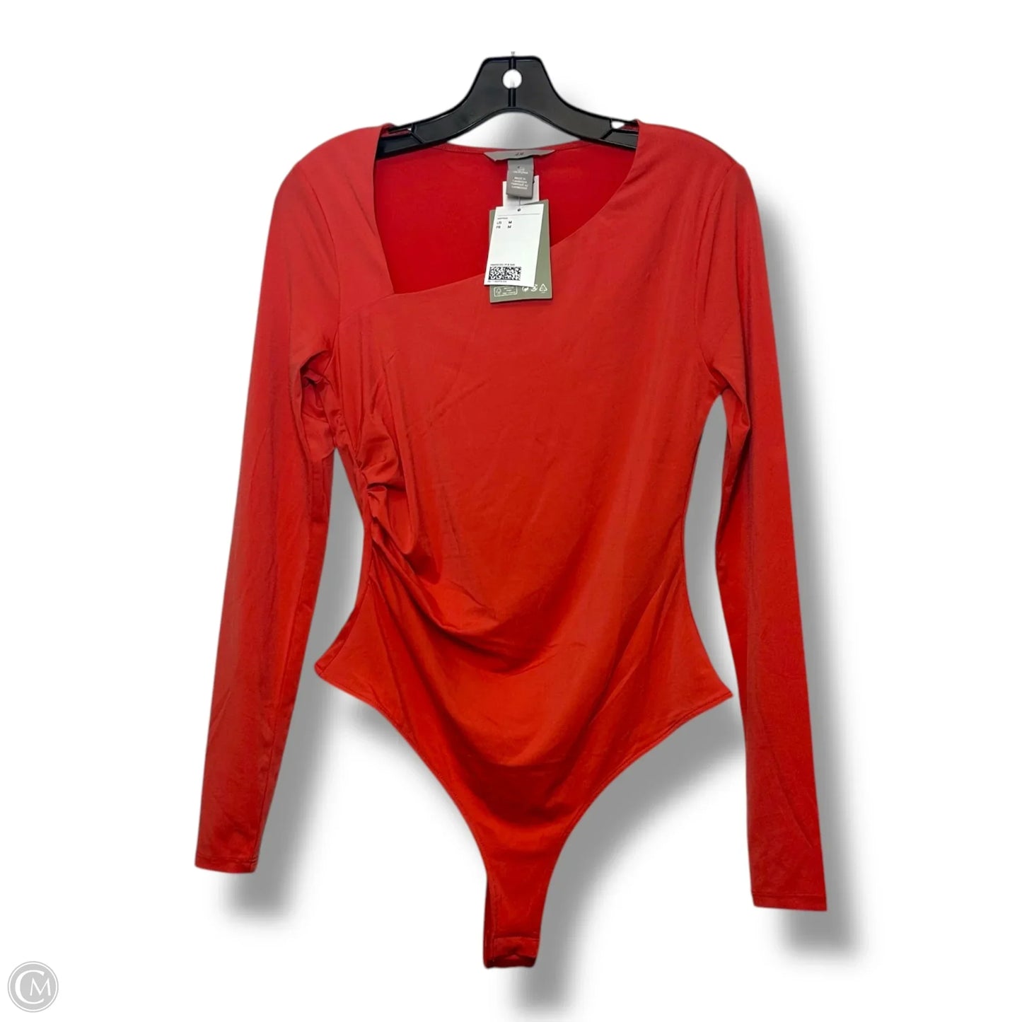 Bodysuit By H&m In Coral, Size: M