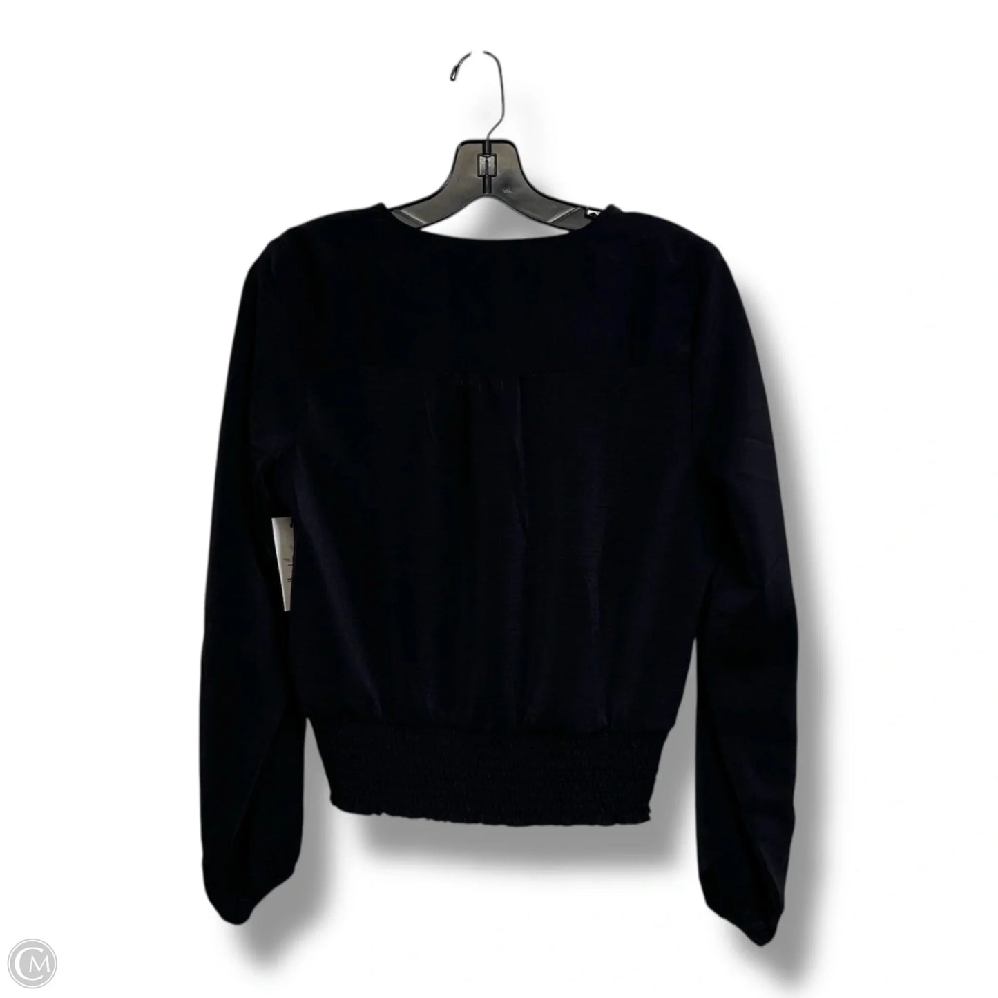 Top Long Sleeve By Nine West Apparel In Black, Size: Sp