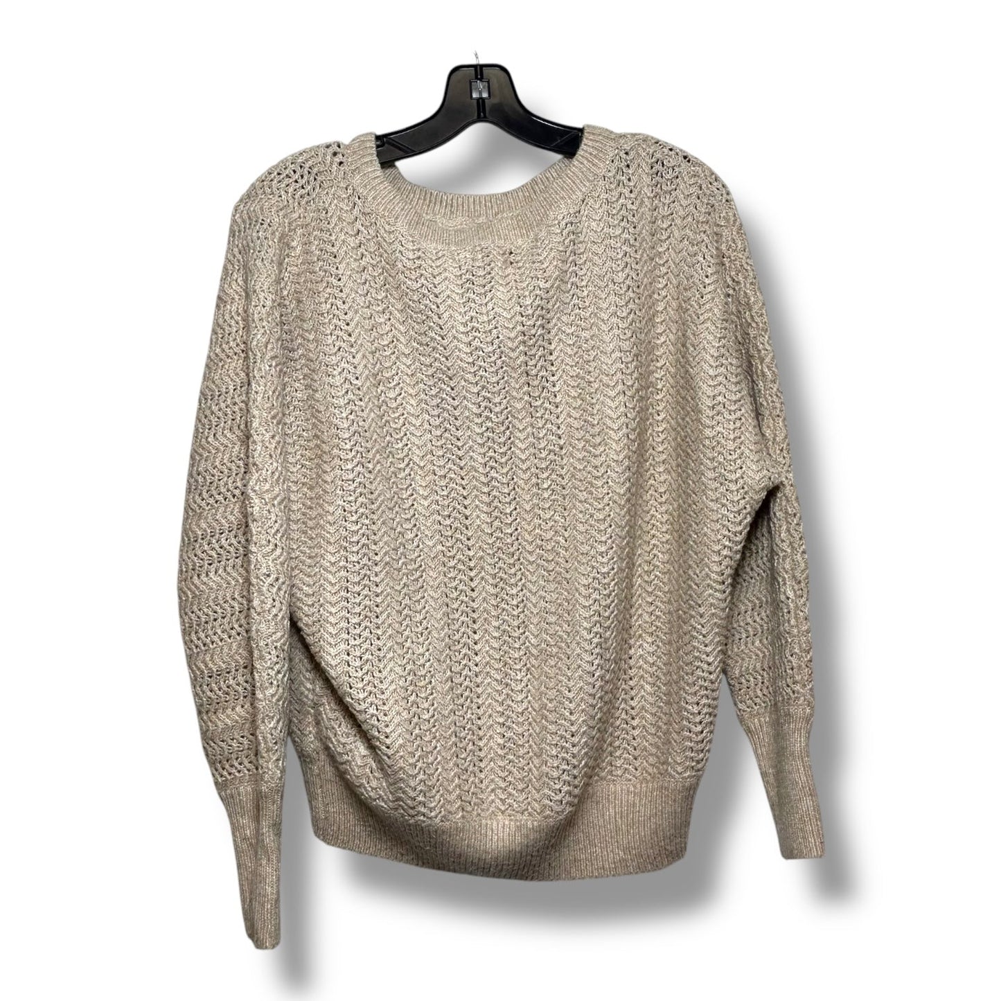 Sweater By Nicole Miller In Tan, Size: Xs