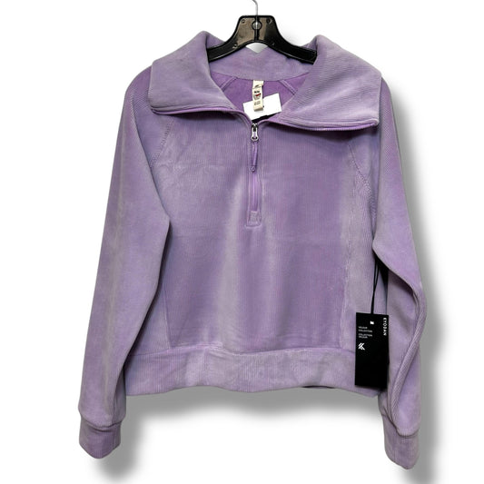 Athletic Jacket By Kyodan In Purple, Size: M