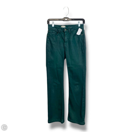 Jeans Straight By Pilcro In Green, Size: 4