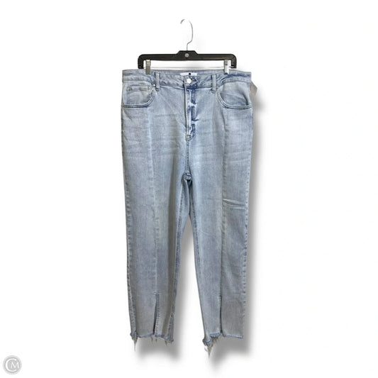 Jeans Boot Cut By Risen In Blue Denim, Size: 2x