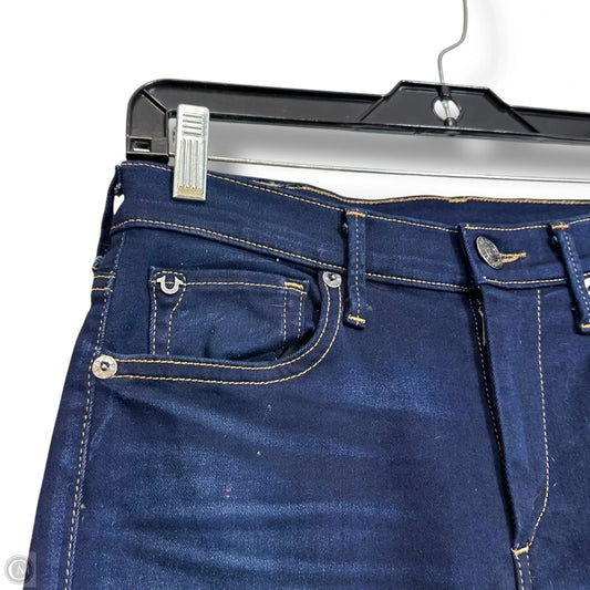 Jeans mid rise Skinny By True Religion In Blue Denim, Size: 6