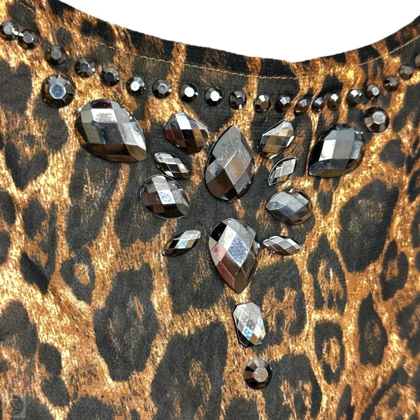 Poncho By Cmf In Animal Print, Size: M