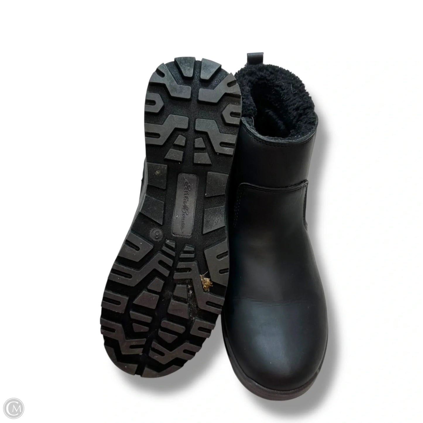 Boots Ankle Flats By Eddie Bauer In Black, Size: 8