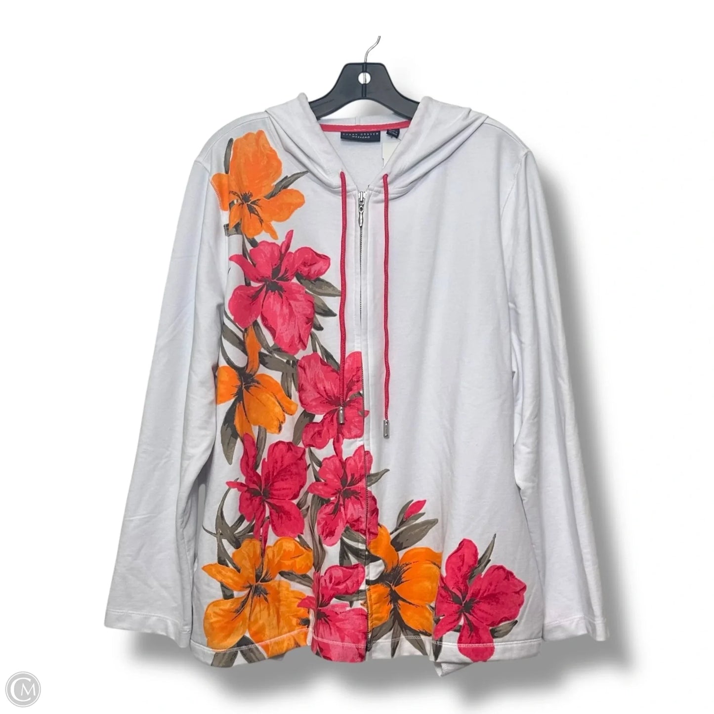 Jacket Other By Susan Graver In Floral Print, Size: Xl