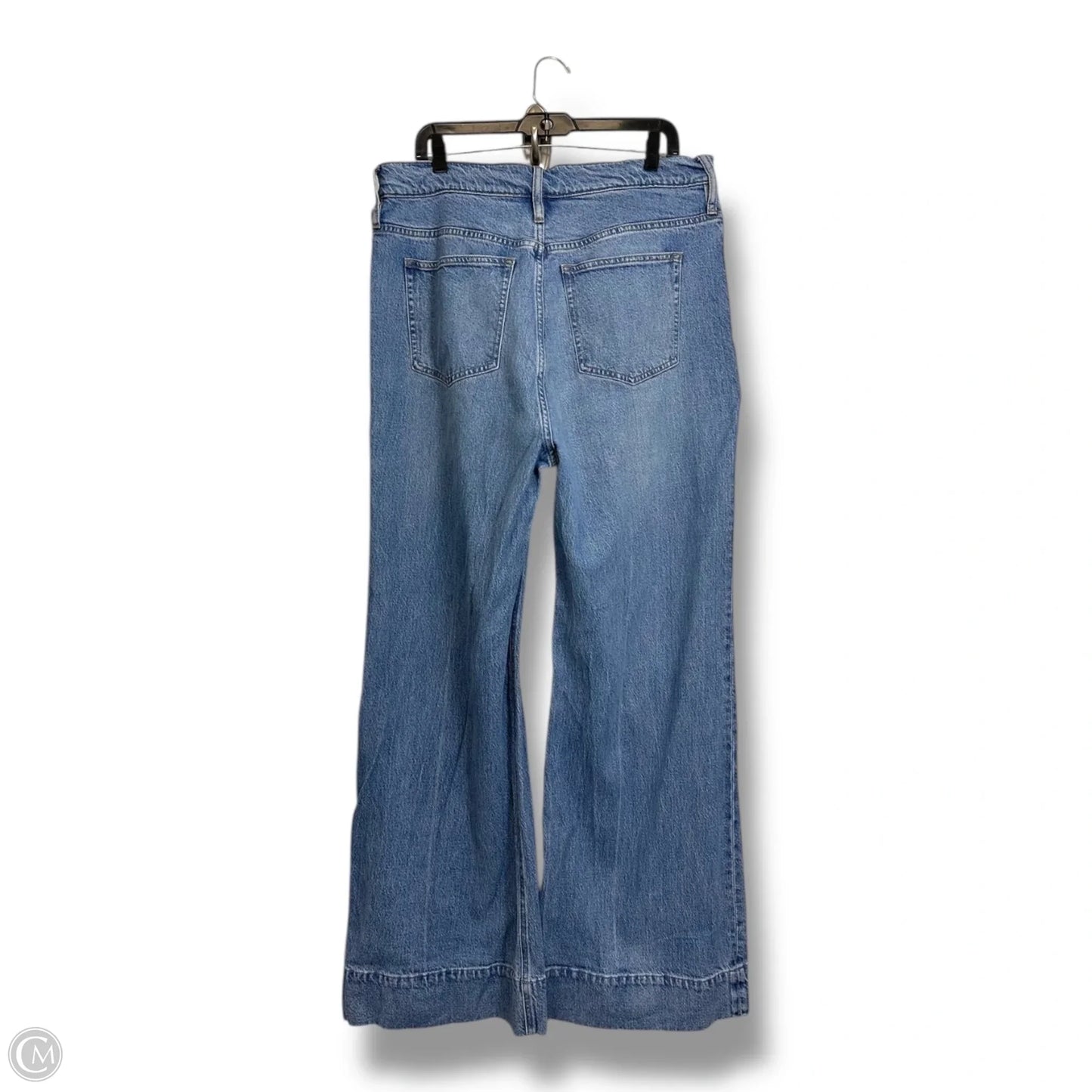 Jeans Wide Leg By J. Crew In Blue Denim, Size: 16