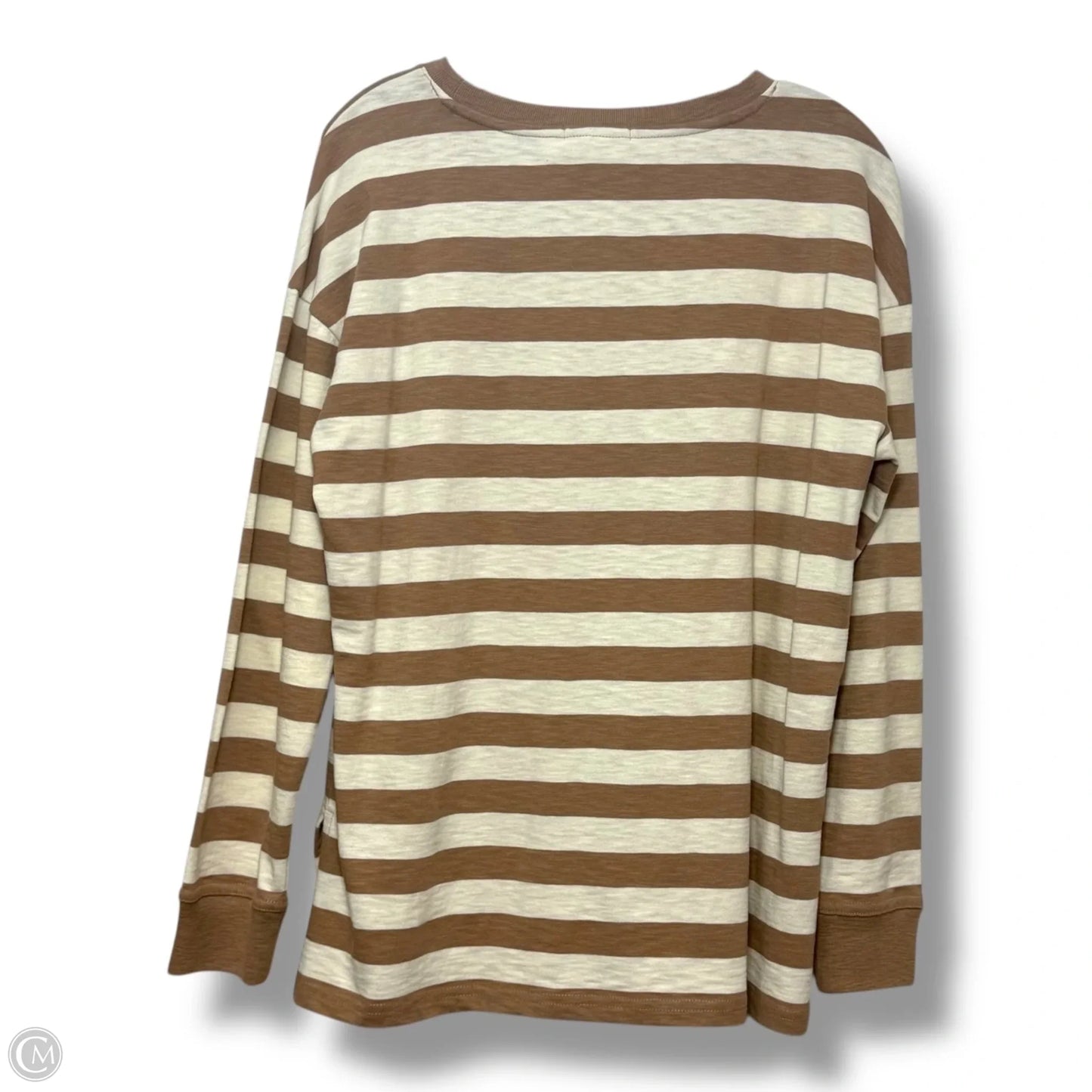 Top Long Sleeve Basic By Z Supply In Striped Pattern, Size: Xs