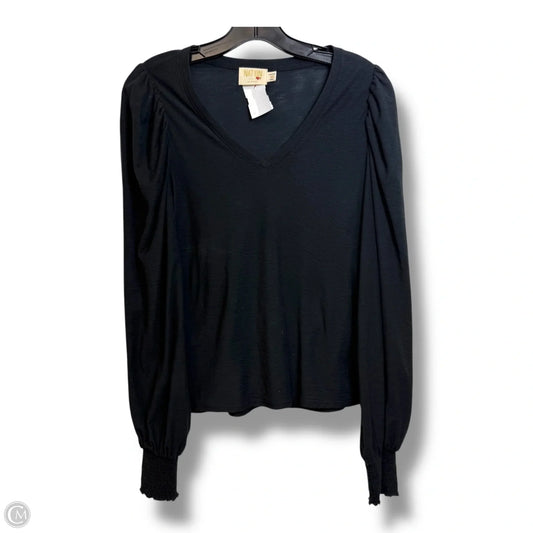 Top Long Sleeve Basic By Nation In Black, Size: Xs