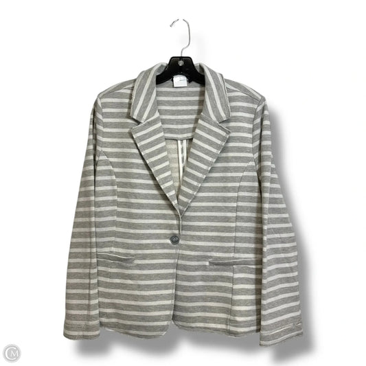 Blazer By Tommy Hilfiger In Striped Pattern, Size: Xl
