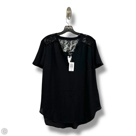 Top Short Sleeve By Torrid In Black, Size: M