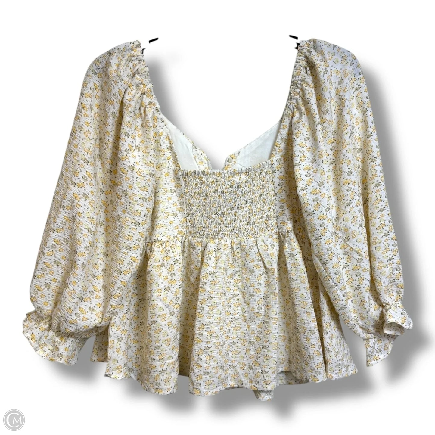 Top Long Sleeve By Entro In Floral Print, Size: M