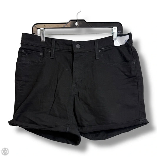 Shorts By Levis In Black Denim, Size: 14
