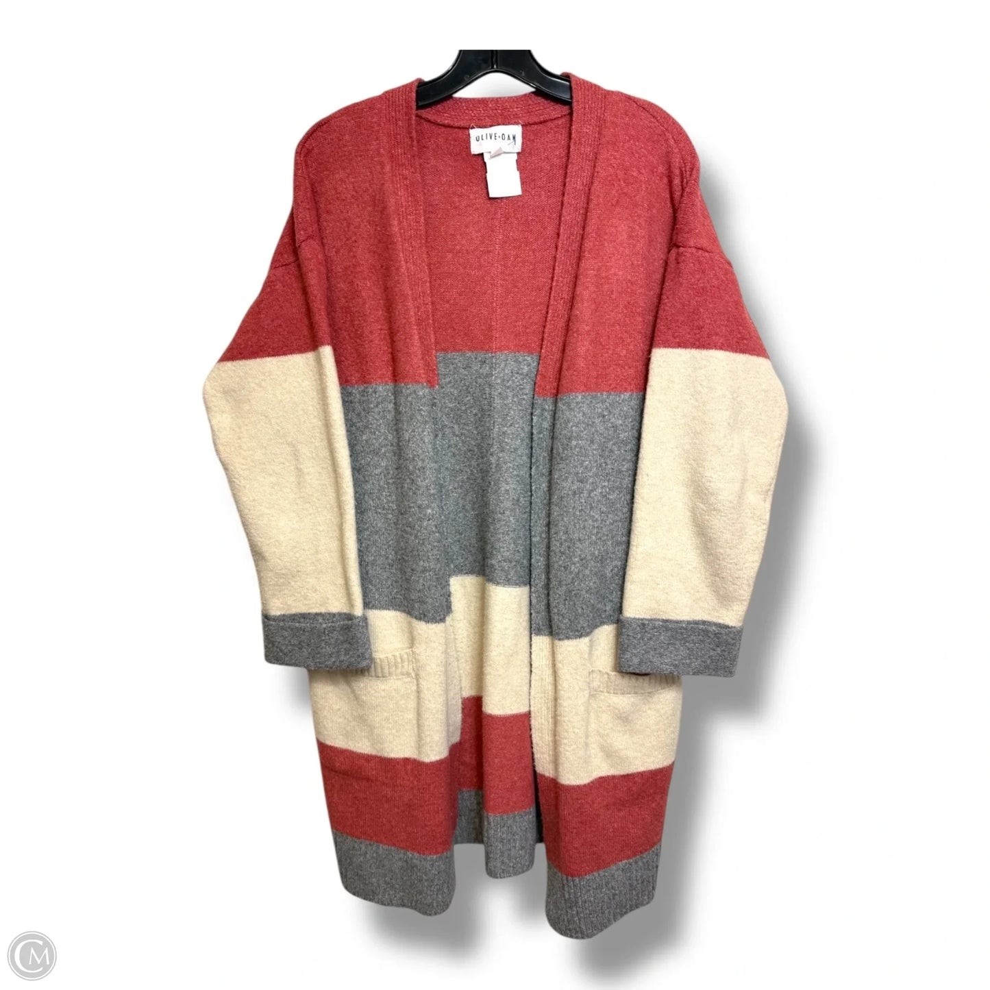 Cardigan By Olive And Oak In Red, Size: L