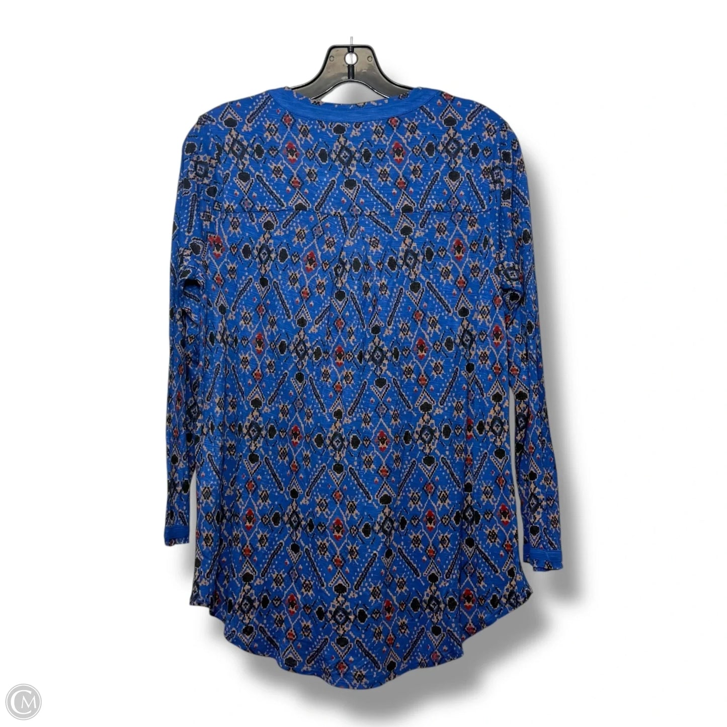 Top Long Sleeve By Lucky Brand In Blue, Size: S