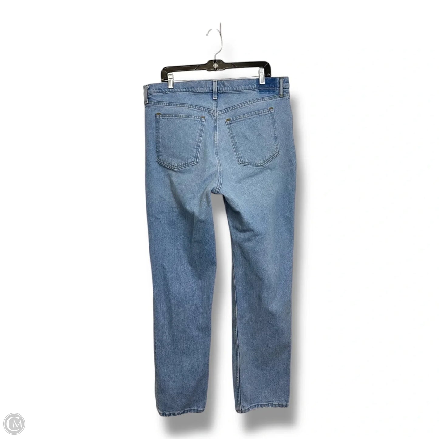 Jeans 90s Straight ultra high rise By Abercrombie And Fitch In Blue Denim, Size: 16