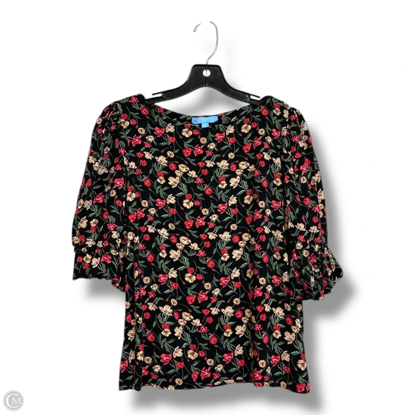 Top Short Sleeve By Draper James In Floral Print, Size: M