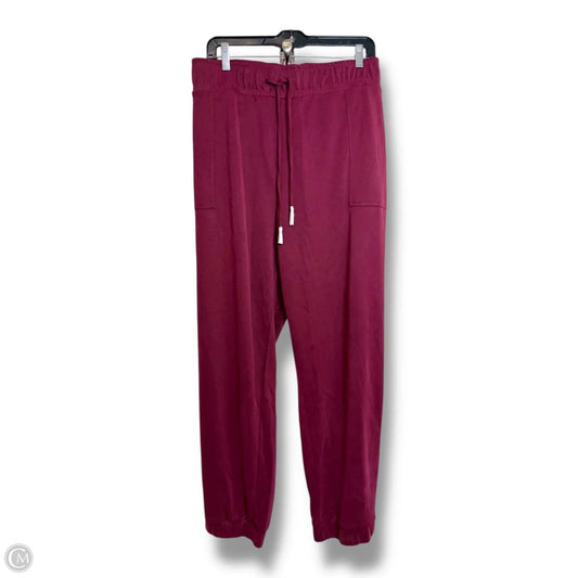 Athletic Pants By Susan Graver In Maroon, Size: 2x