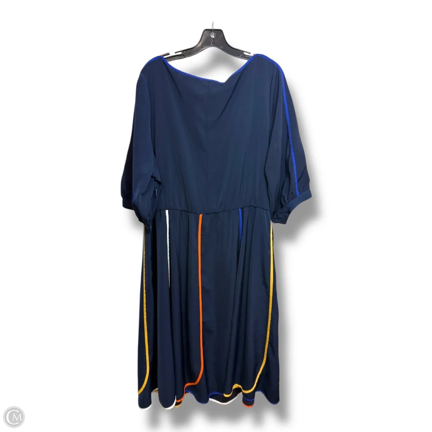 Dress Casual Midi By Eloquii In Navy, Size: 20